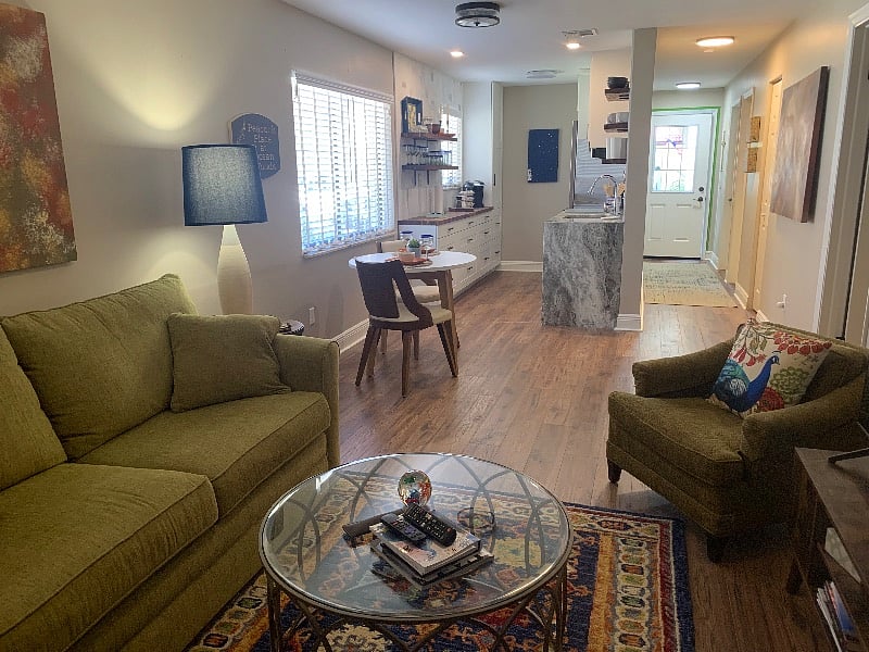 Living Room looking into Kitchen