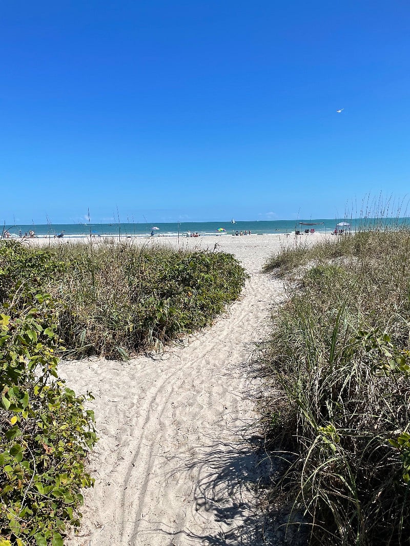 Path to Cape Canaveral Beach