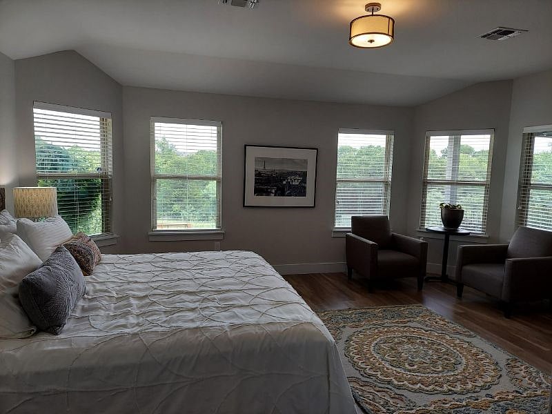 Main bedroom with king bed