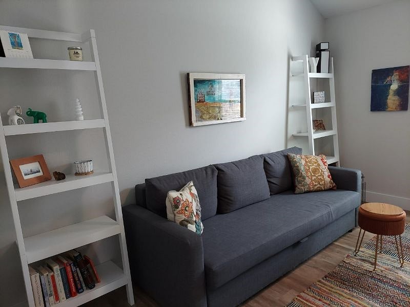 sleeper sofa in office/den