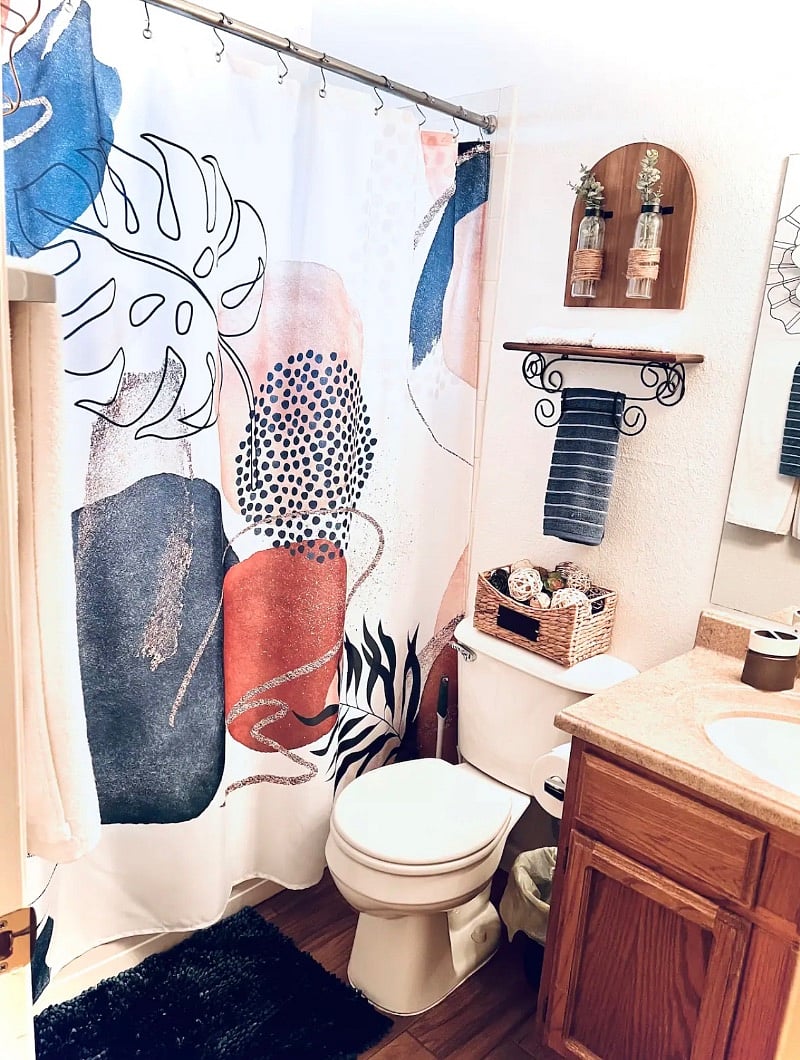 Master bathroom with tub