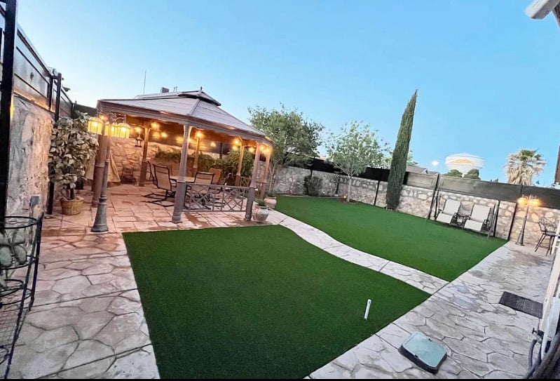 Beautiful backyard