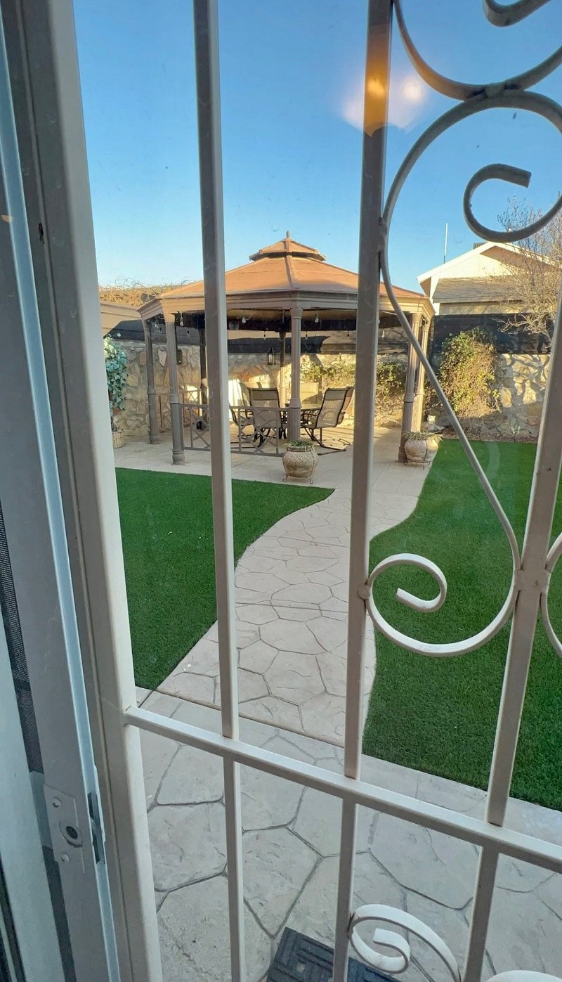 View from dinning room