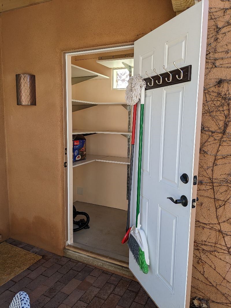 Exterior closet
