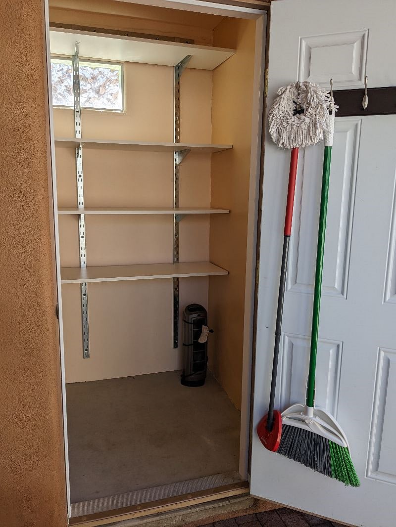 Exterior closet