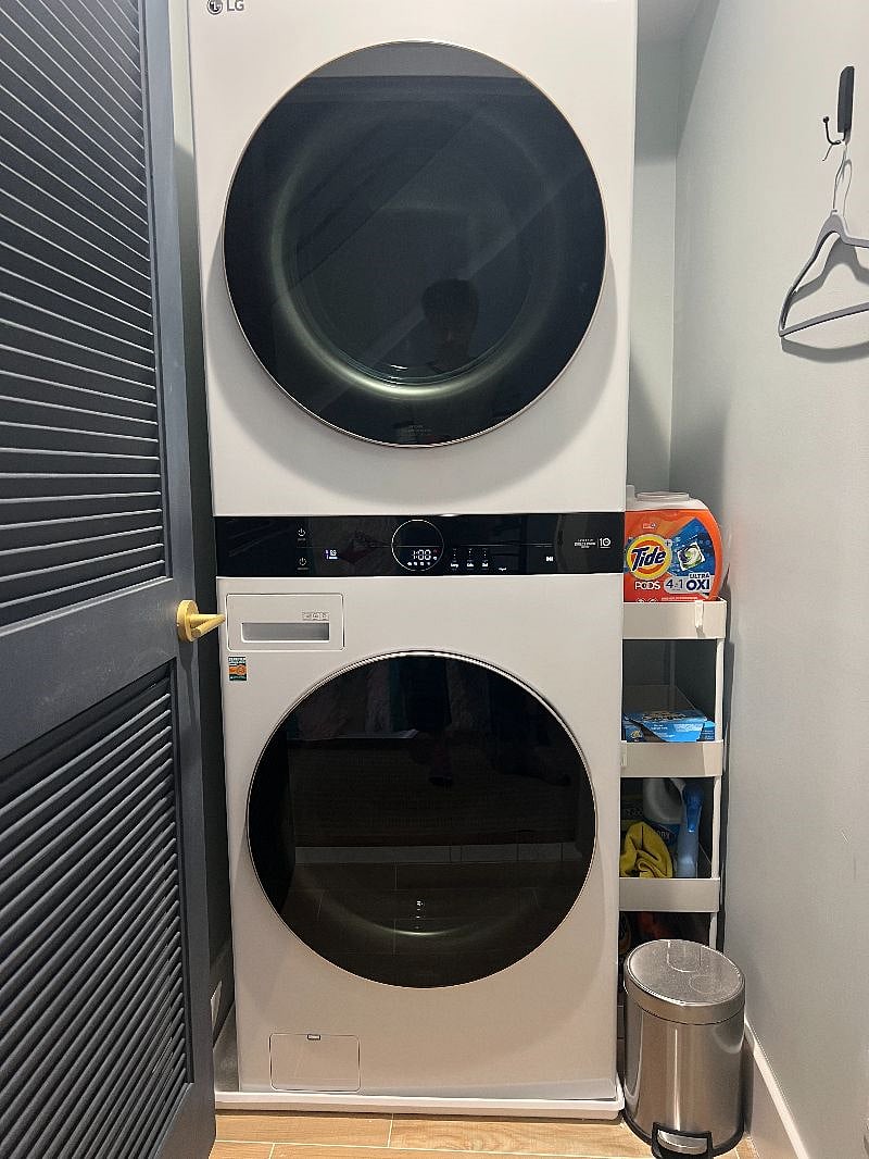 hallway washer/dryer for your use
