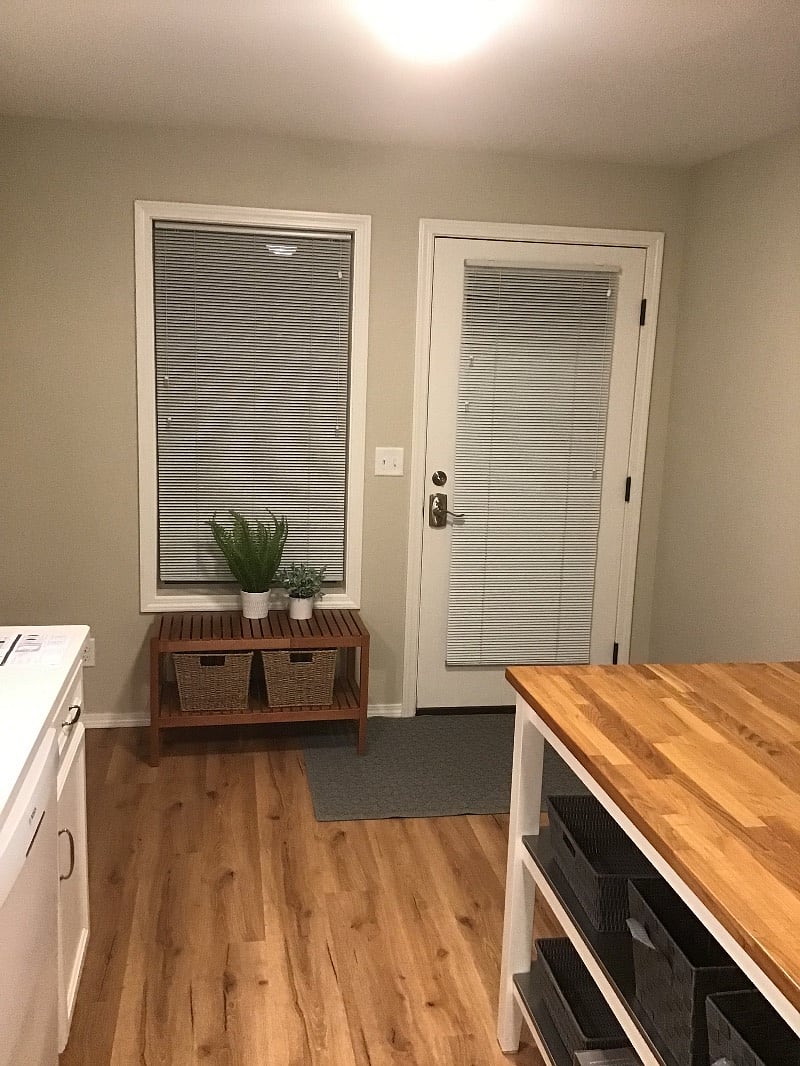 Private entrance.