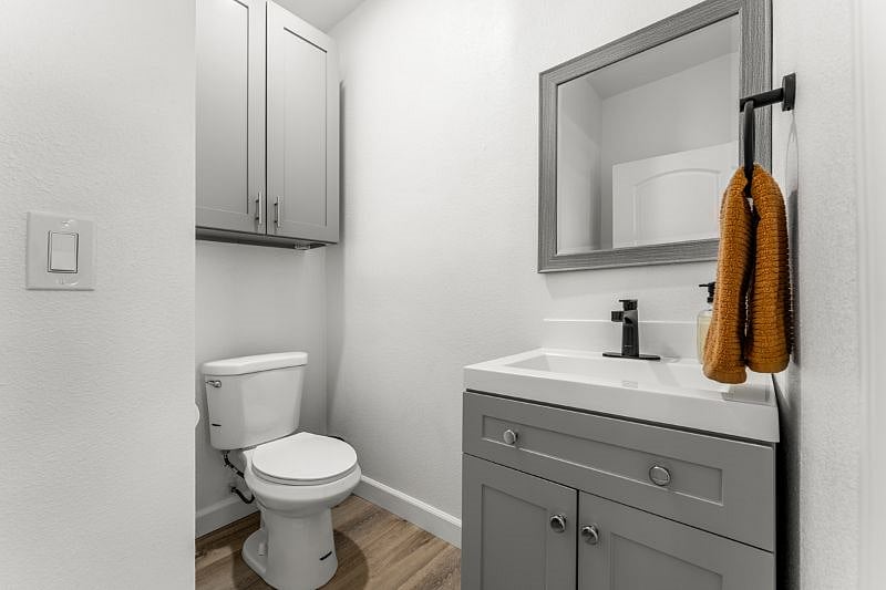 Bedroom D with private half bathroom and shared shower: $1,650