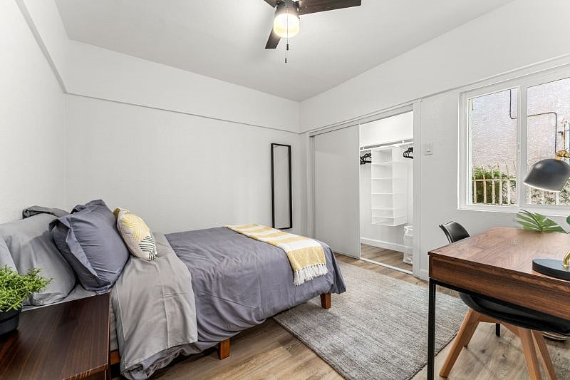 Bedroom B with shared bathroom: $1,450