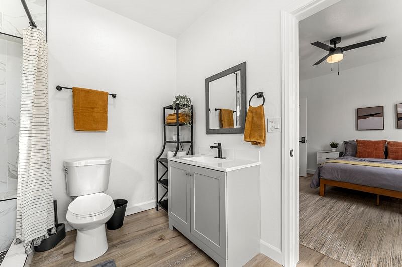 Bedroom A: Master with Private Bathroom $1,800