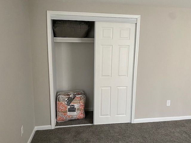 Large closet space in bedroom