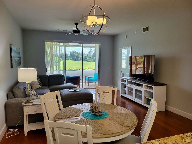 Spacious living area.
