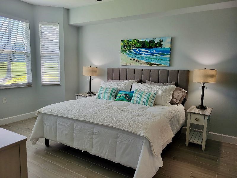 Spacious master bedroom