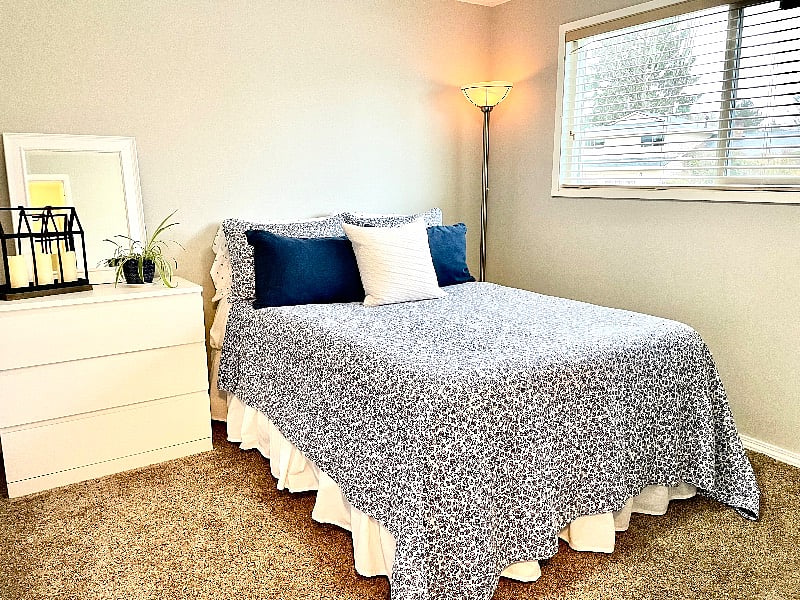 Room #2 has a full-size bed, dresser, closet and desk! Rent 1050.00 / month!