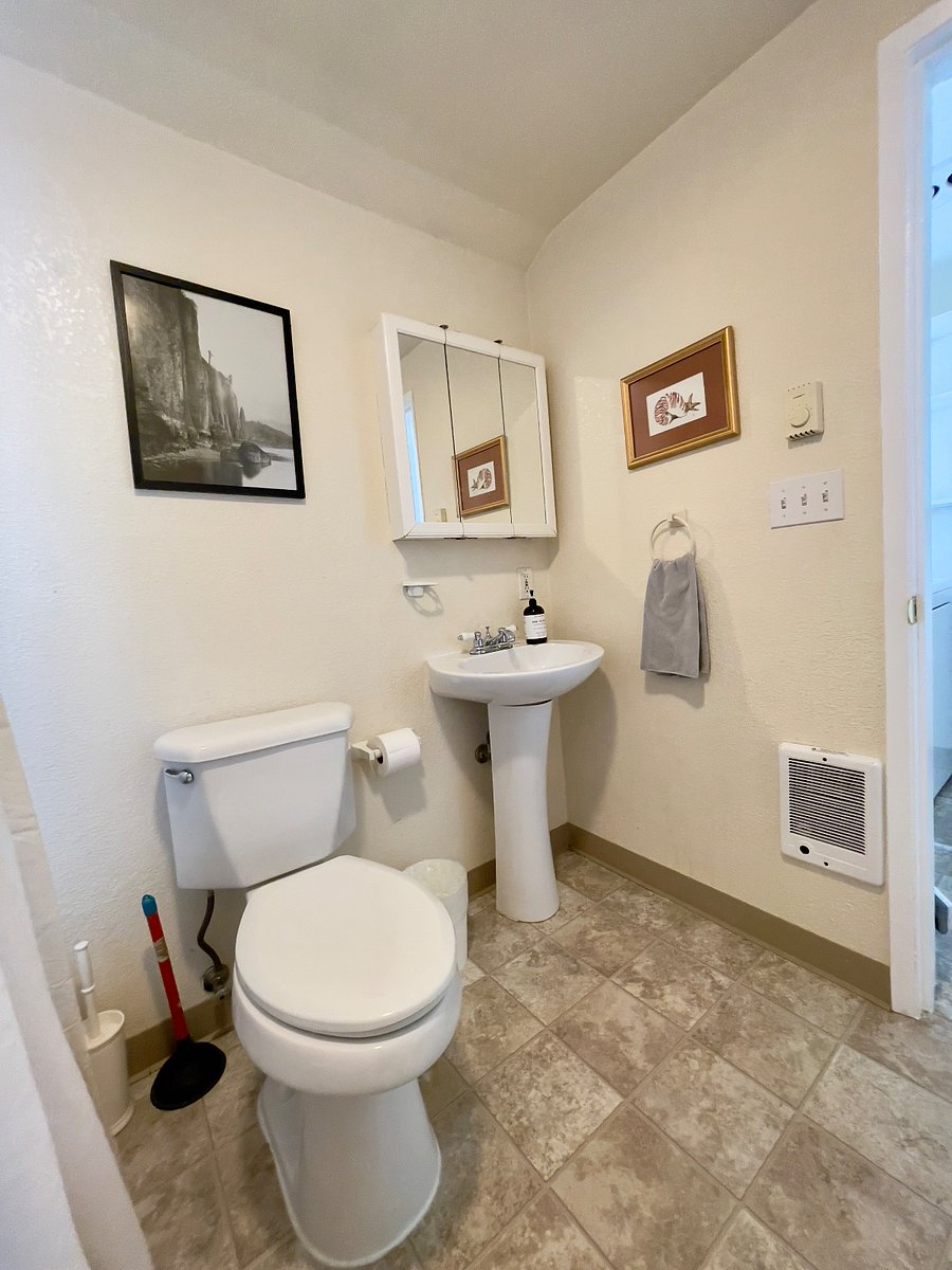 Bathroom vanity.