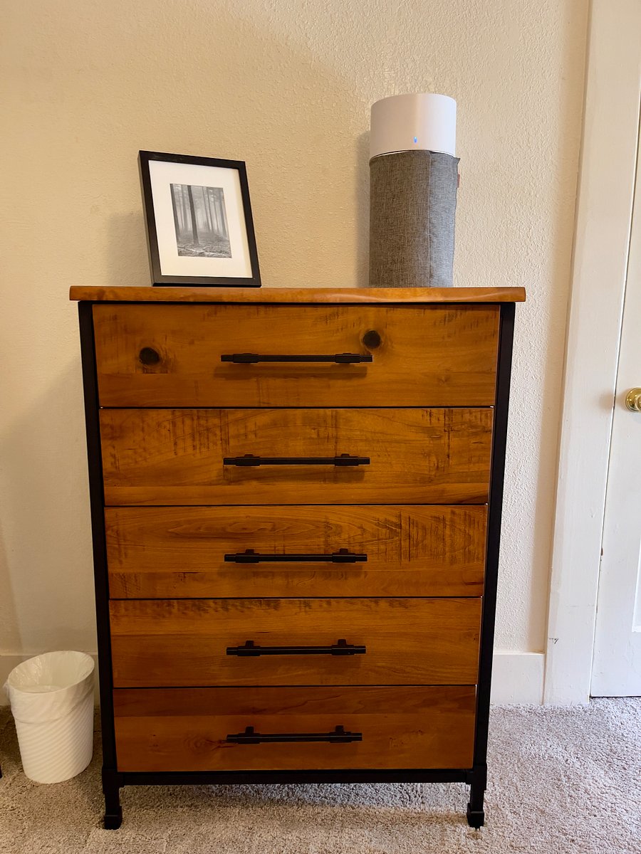 Second Bedroom: Dresser (and full length mirror out of view).