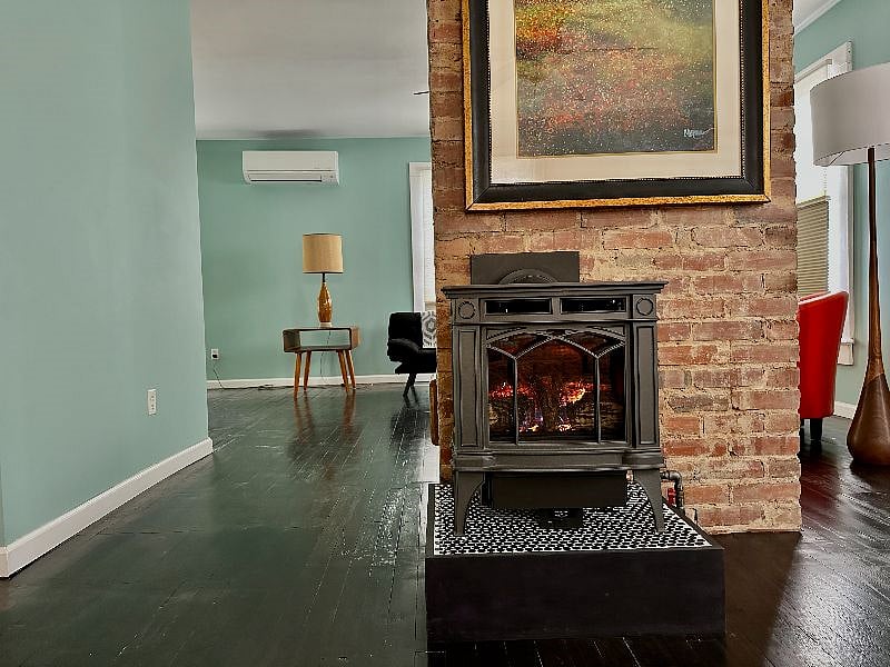 Bedroom fireplace