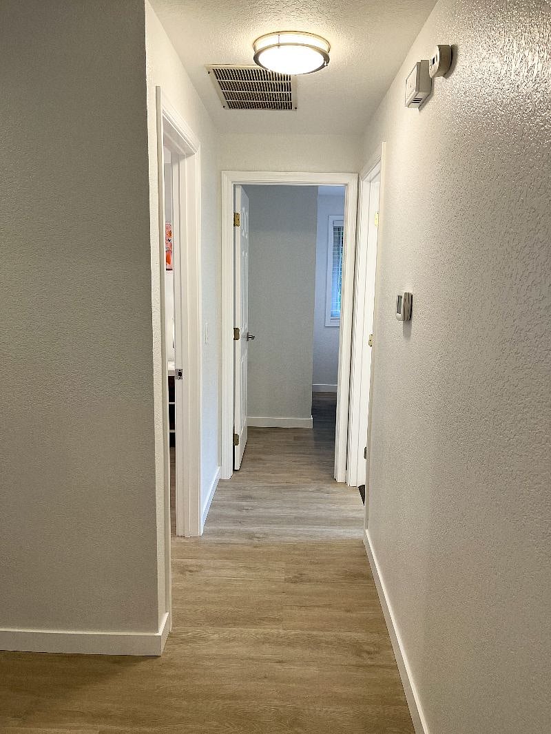 Hallway linking the bedrooms