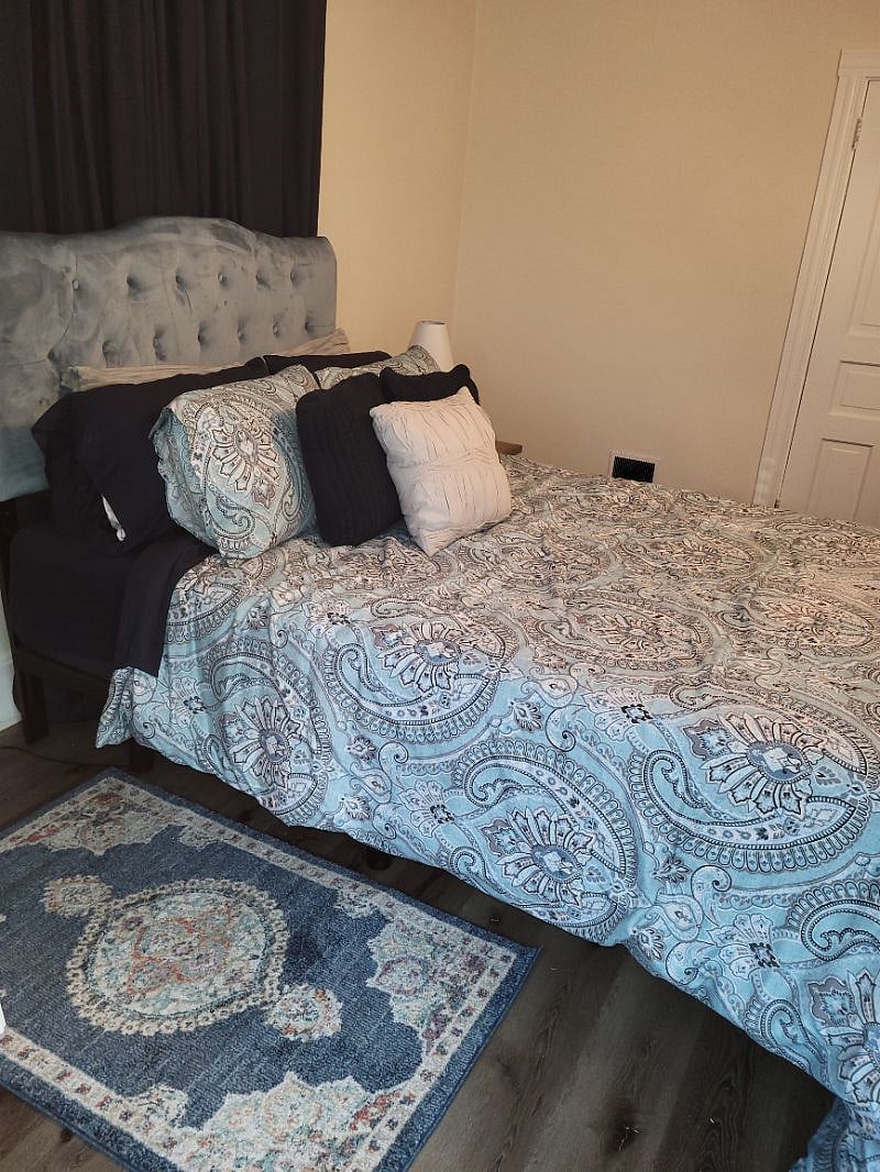Master bedroom with adjustable bed