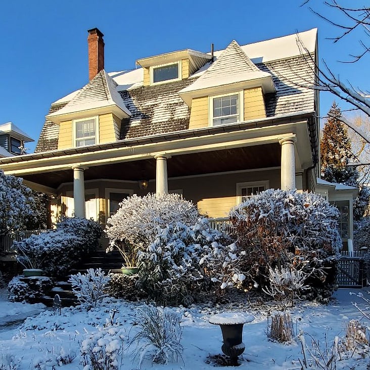 It's even pretty in the winter. 