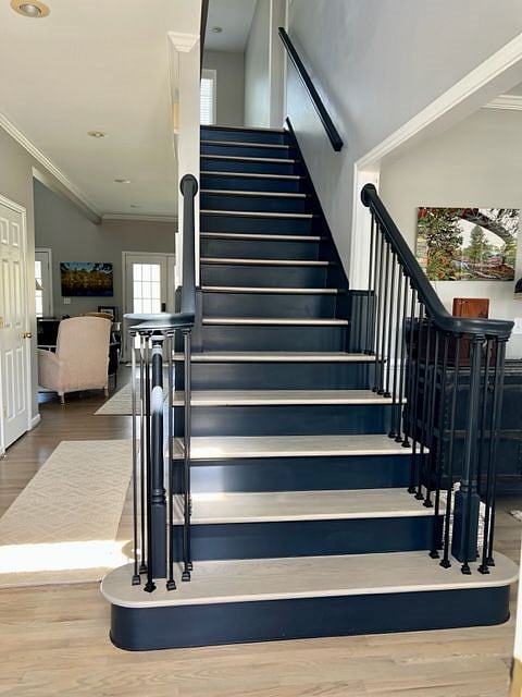 This shows the view as you enter through the front door.