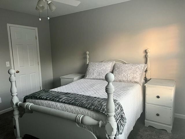 Bedroom #1 facing front of property & Grayson Drive.