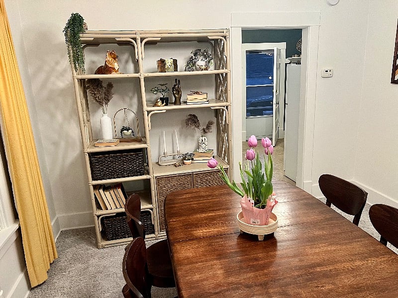 Dining Room and Entrance to Kitchen