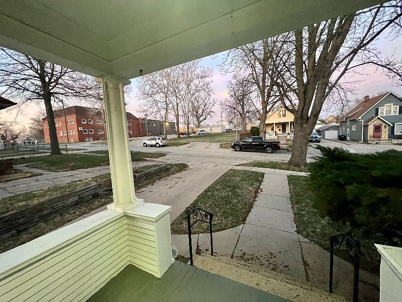 Plenty of Street Parking, View of Neighborhood and Church