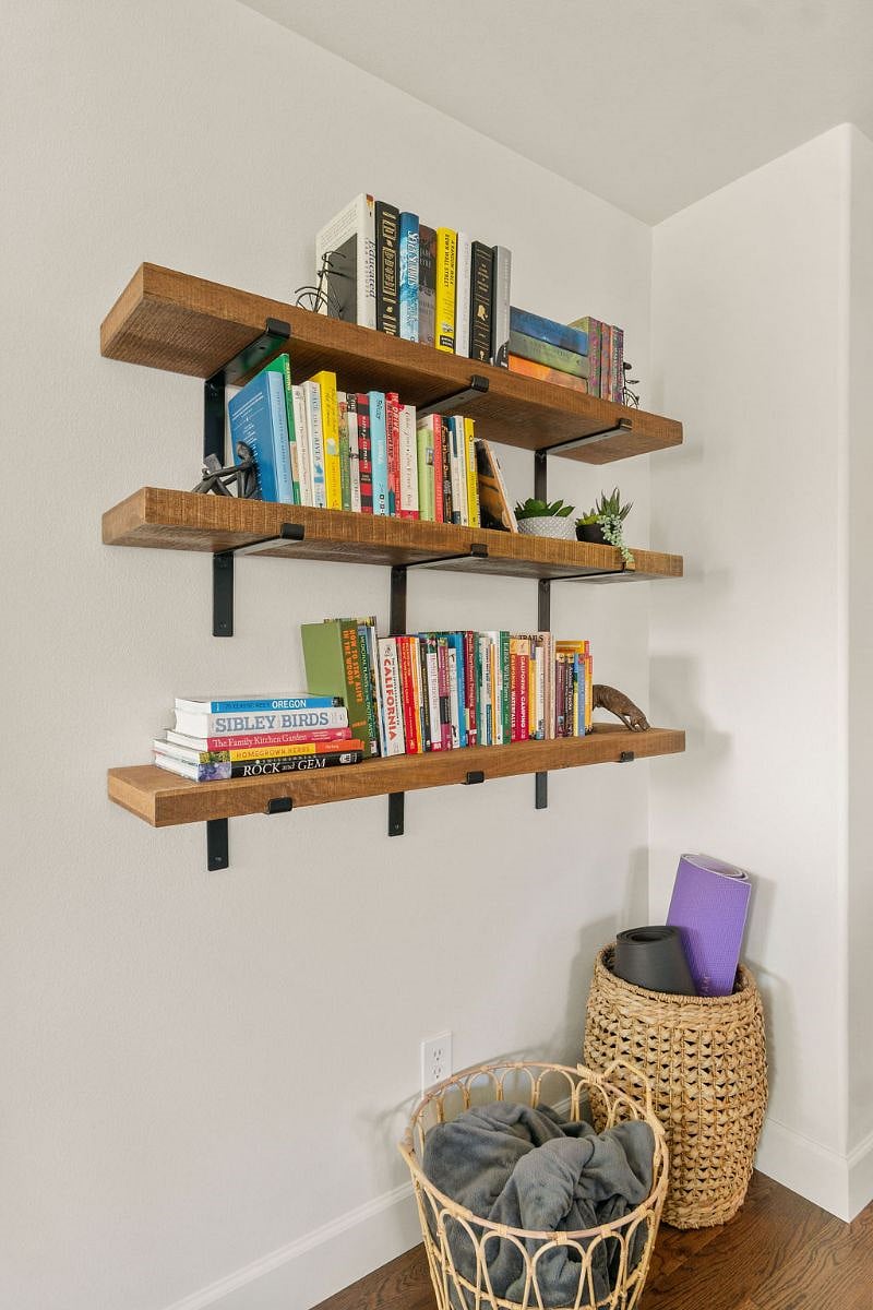 Pickup a book or a yoga mat.