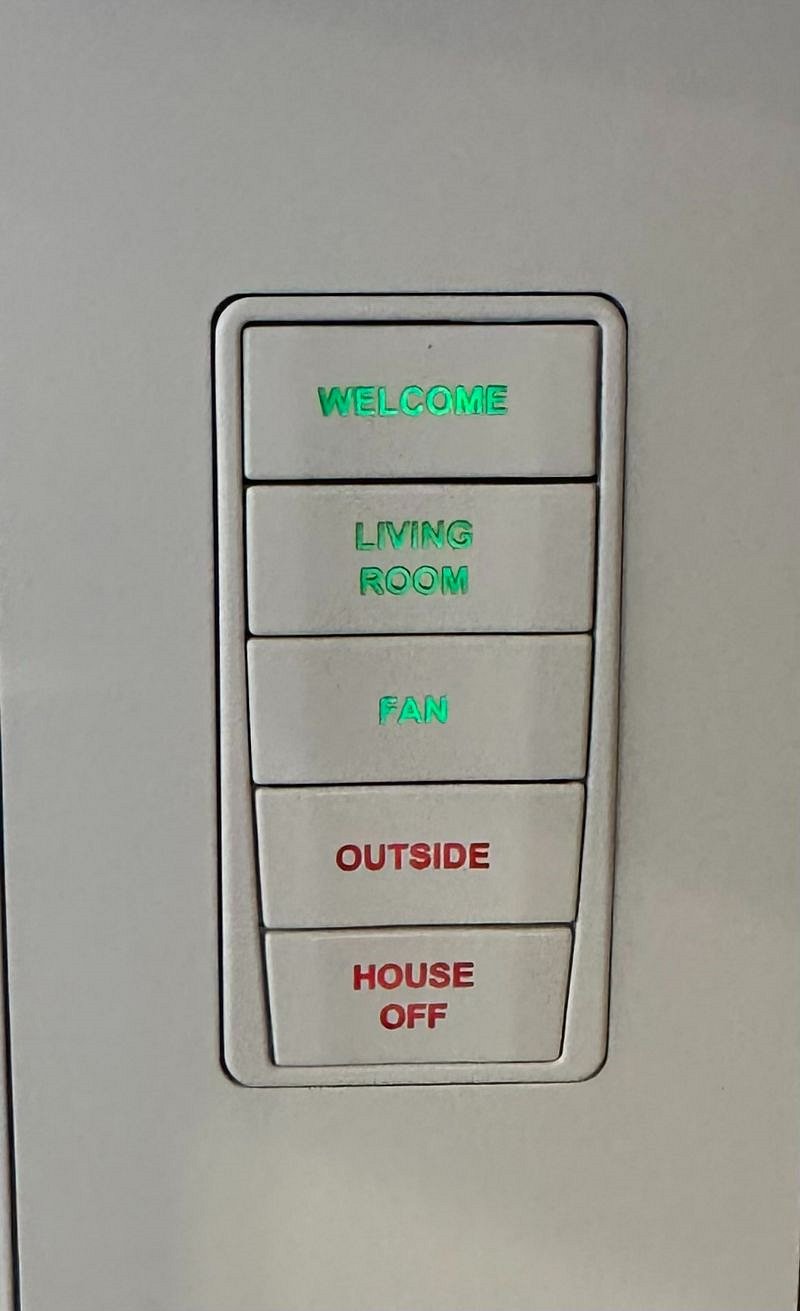 Smart Home Lighting at entry