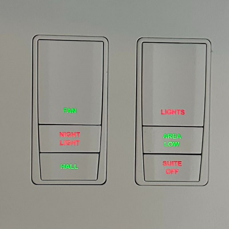 Smart Home Lighting at Primary Bedroom Suite