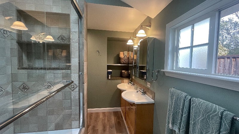 No shared bathroom here