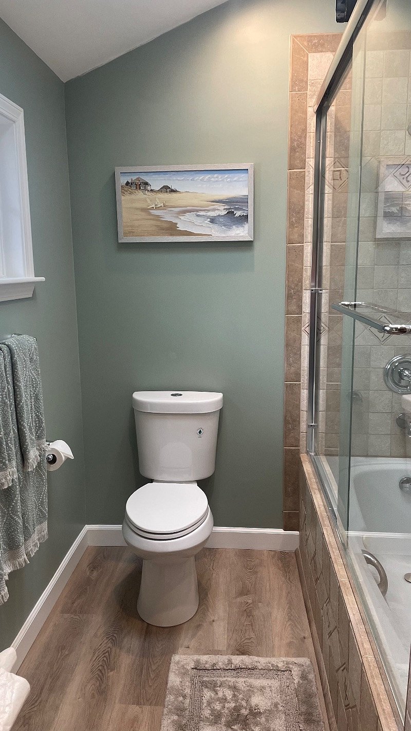 ADA height, dual flush toilet