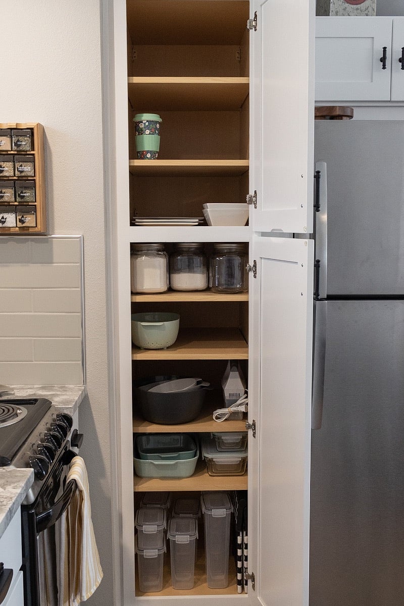 Plenty of kitchen storage space