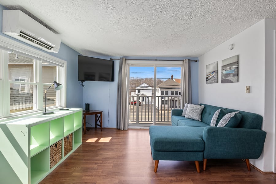 Second floor living room/kitchen
