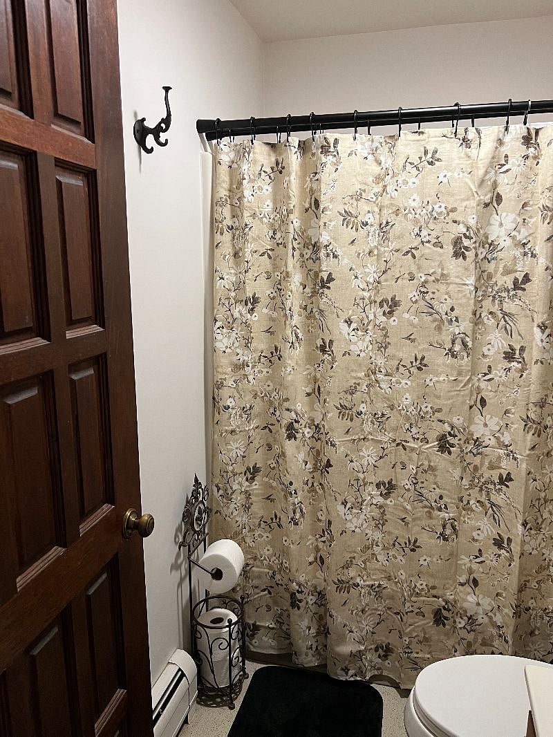 Bathroom with full size shower and tub.