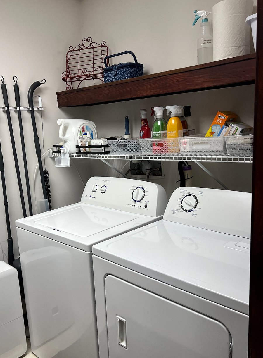 Laundry room.