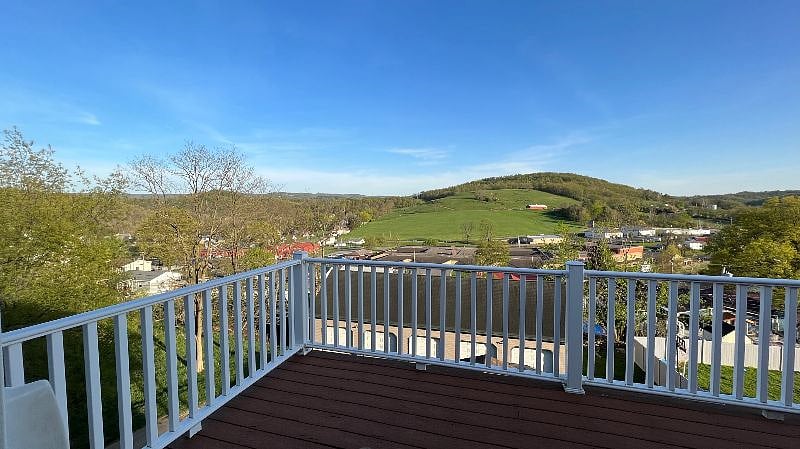 Beautiful views from the back deck.