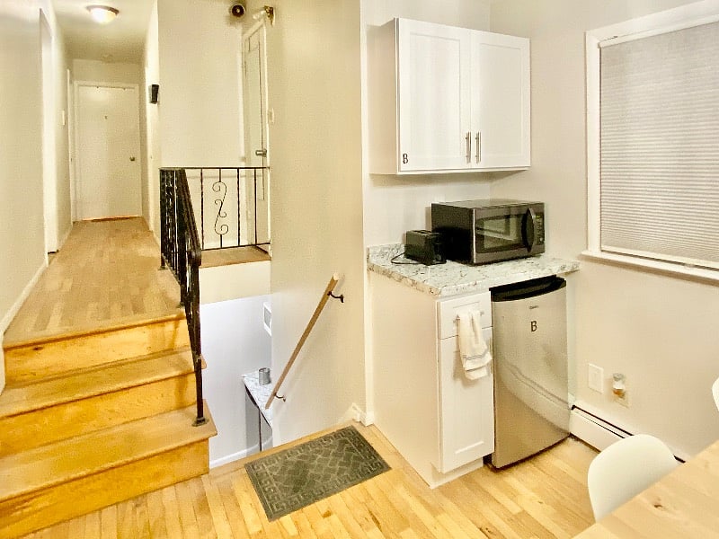Apartment #1, duplex with bedrooms on 2 floors