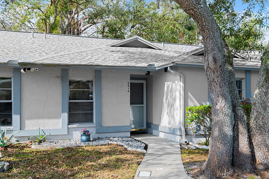 3 designated parking spaces directly in front of the home