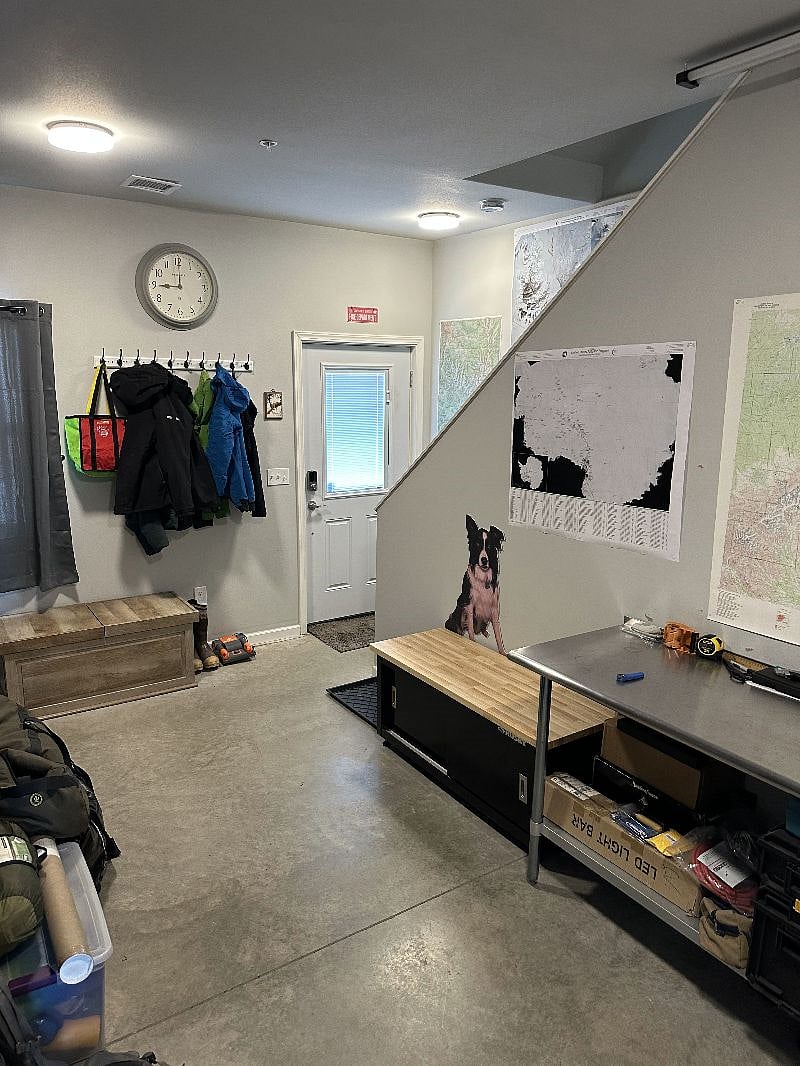 Mudroom on first floor