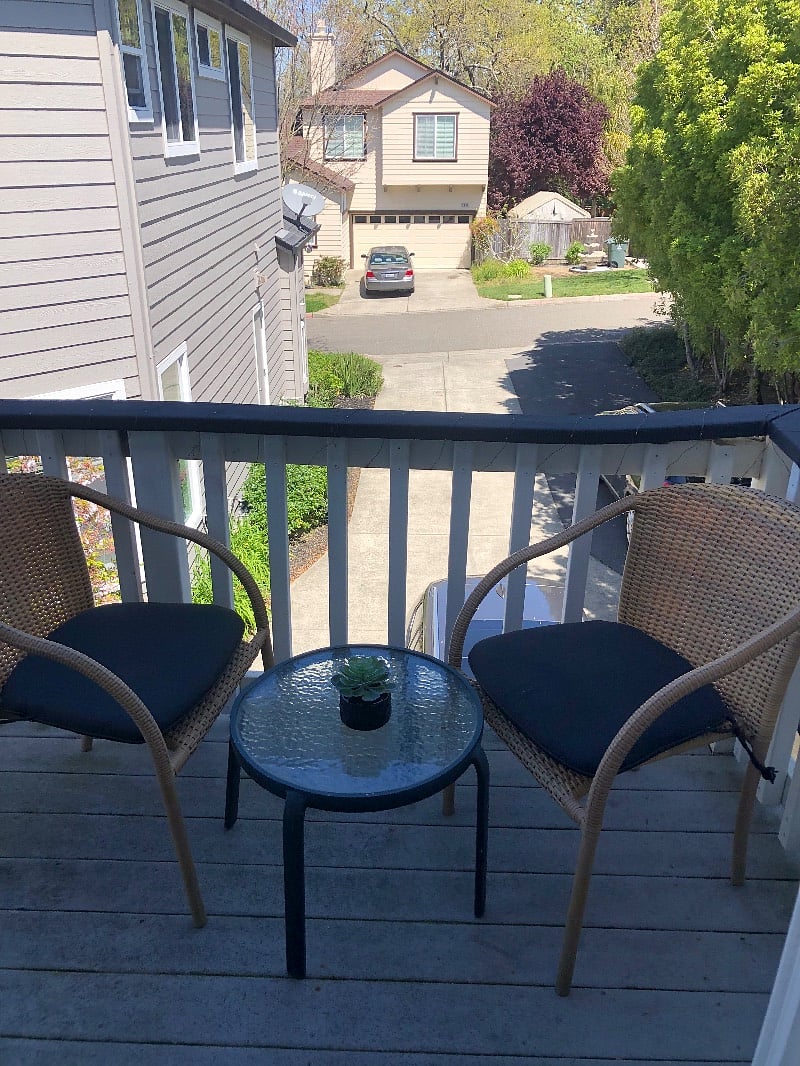 The view from your private deck