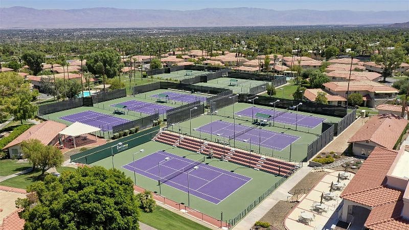 Deep Canyon offers 12 tennis courts, 12 pools, 6 hot tubs, 6 pickleball, bocce, putting green, library, dog park & more!