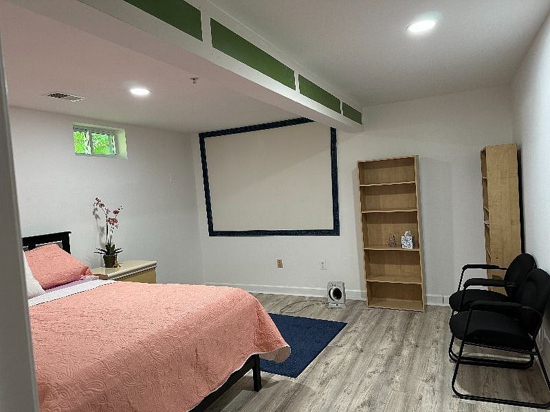 Bedroom 1 with walk-in closet