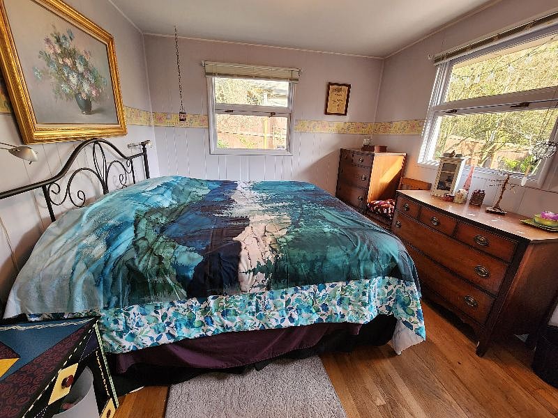 Master bedroom with king bed
