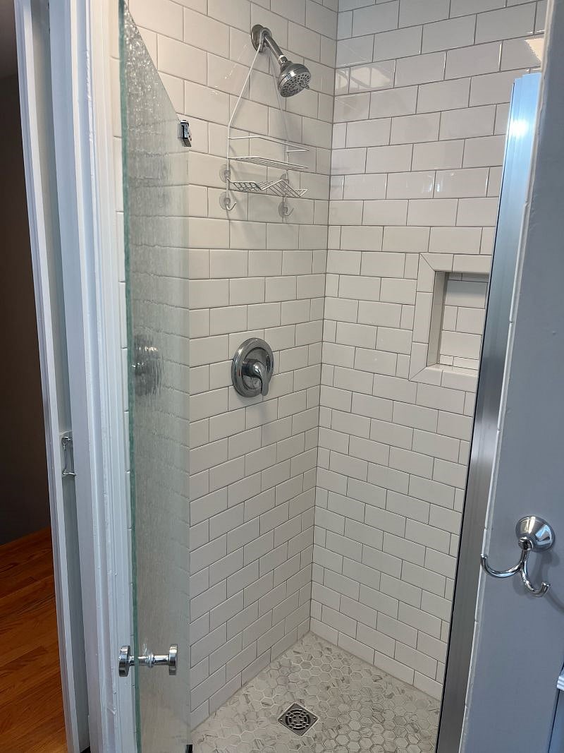 Tile shower