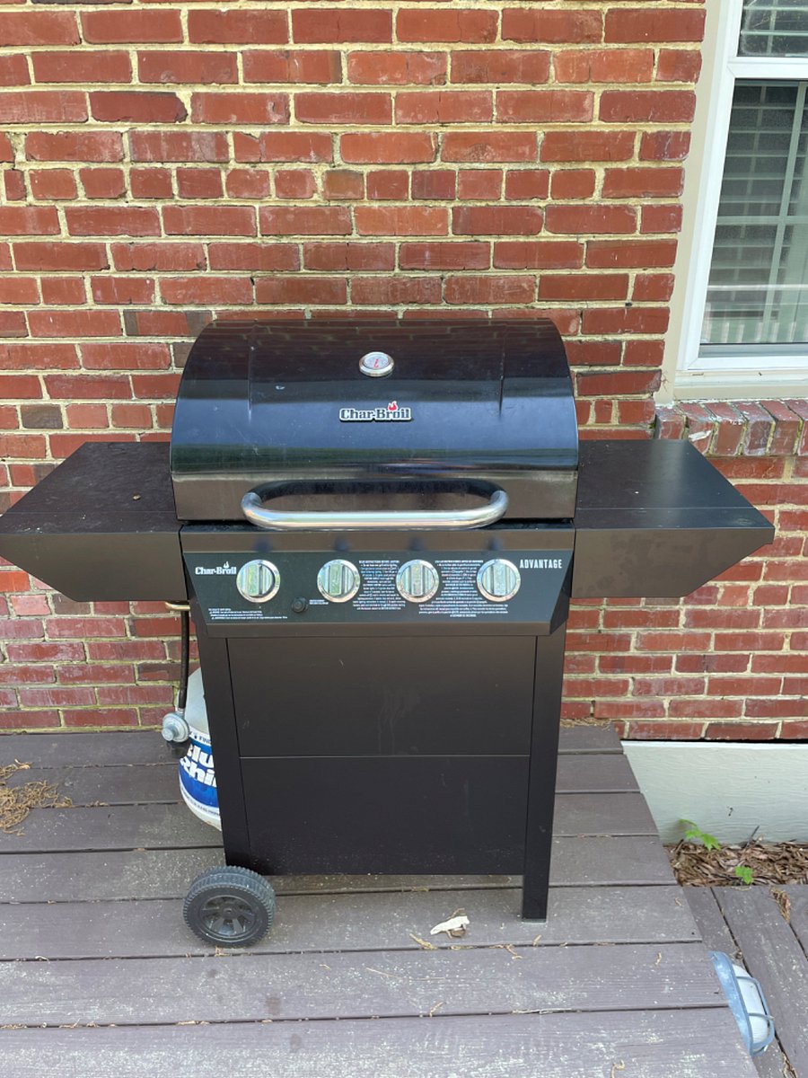 Enjoy using our grill, propane included
