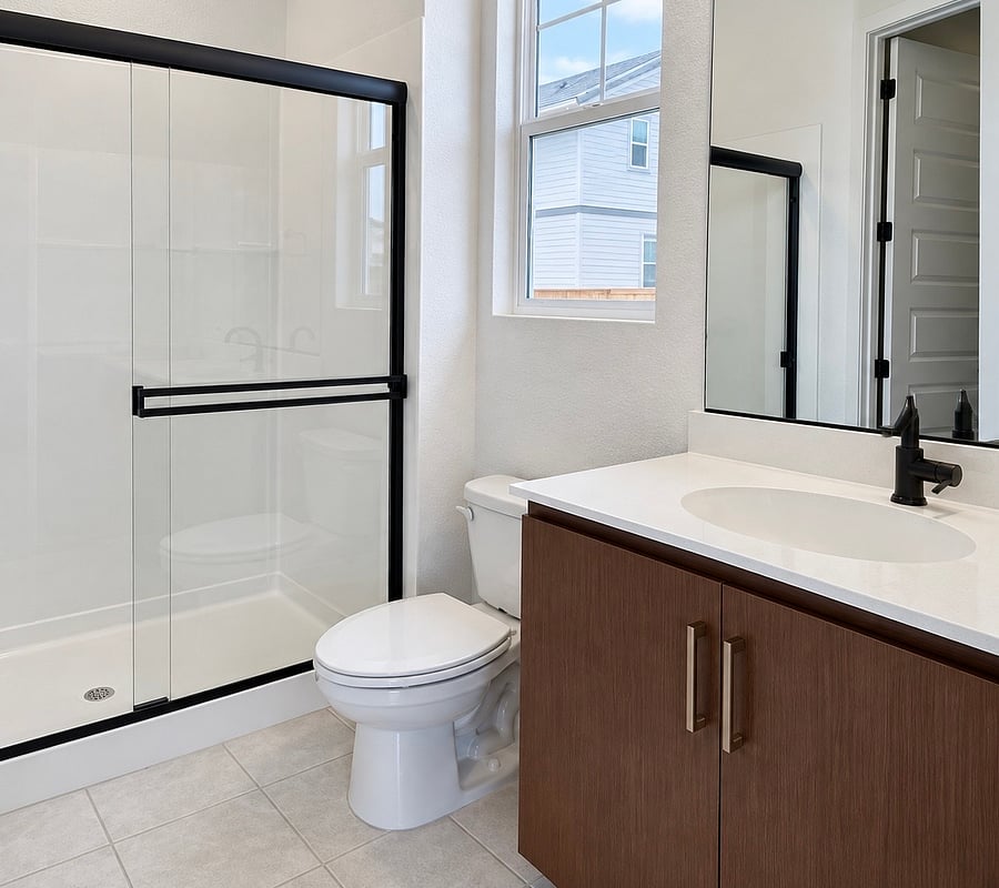Private bathroom vanity