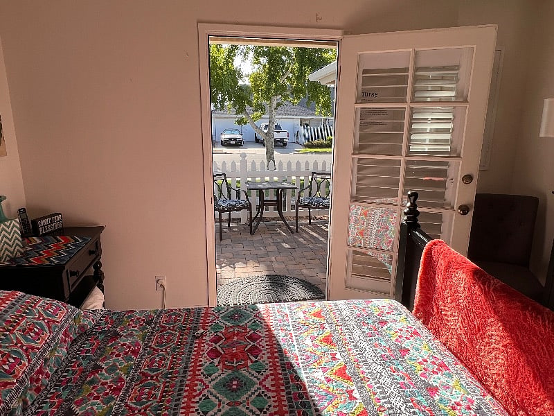 Private entrance and private patio