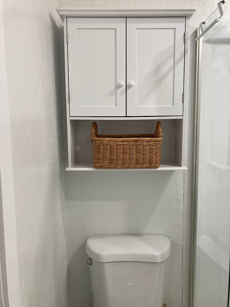 Toilet and overjohn storage